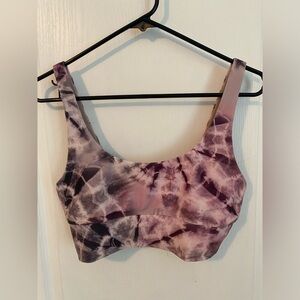 Beach riot size medium tye dye sports bra.